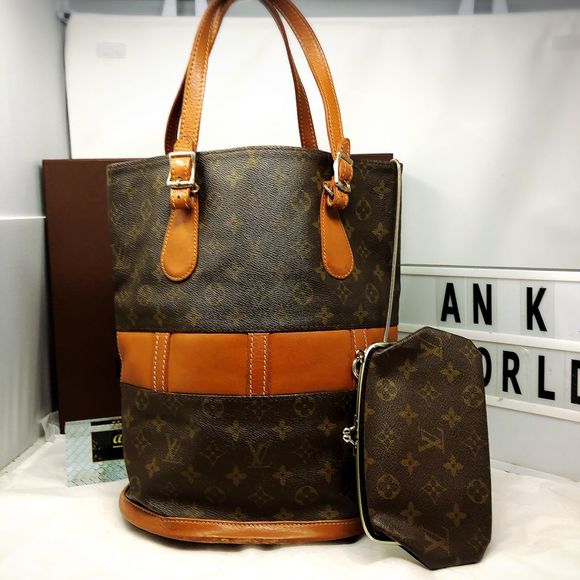 Louis Vuitton Handbags - Rare Louis Vuitton French Company Monogram shoulder bag bucket tote bag